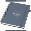 Cahier à spirales Liss A5 à couverture rigide en plastique recyclé