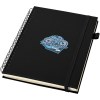 Cahier à spirales Liss A5 à couverture rigide en plastique recyclé