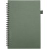 Cahier à spirales Liss A5 à couverture rigide en plastique recyclé