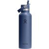 Gourde isotherme en acier inoxydable Hydro Flask à goulot standard, 621 ml, avec bouchon à paille