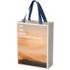 Sac en papier Smartfold 210 g/m² avec anses en ruban et pelliculage brillant - 24 x 10 x 32 cm