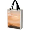 Sac en papier Smartfold 210 g/m² avec anses en ruban et pelliculage brillant - 24 x 10 x 32 cm