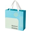 Sac en papier Smartfold 210 g/m² avec anses en ruban et pelliculage brillant - 31 x 12 x 31 cm
