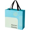 Sac en papier Smartfold 210 g/m² avec anses en ruban et pelliculage brillant - 31 x 12 x 31 cm