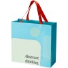 Sac en papier Smartfold 210 g/m² avec anses en ruban et pelliculage mat - 31 x 12 x 31 cm