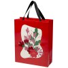 Sac en papier Smartfold 210 g/m² avec anses en ruban et pelliculage mat - 31 x 12 x 39 cm