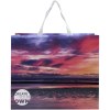Sac en papier Smartfold 210 g/m² avec anses en ruban et pelliculage mat - 42 x 12 x 35 cm