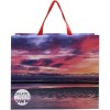 Sac en papier Smartfold 210 g/m² avec anses en ruban et pelliculage mat - 42 x 12 x 35 cm