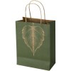 Sac en papier Kraft 120 g/m² avec anses torsadées - 18 x 9 x 23 cm