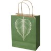 Sac en papier recyclé de type agricole, 150 g/m², avec anses torsadées - 18 x 9 x 23 cm