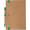 Carnet Theodore - Carton recyclé - A5 - Uni - Avec stylo