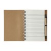 Carnet Stella - Carton recyclé - Ligné - Avec stylo bille