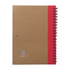Carnet Stella - Carton recyclé - Ligné - Avec stylo bille
