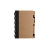 Carnet Stella - Carton recyclé - Ligné - Avec stylo bille