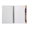 Carnet Stella - Carton recyclé - Ligné - Avec stylo bille