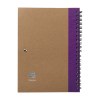 Carnet Stella - Carton recyclé - Ligné - Avec stylo bille