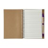 Carnet Stella - Carton recyclé - Ligné - Avec stylo bille
