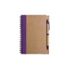 Carnet Stella - Carton recyclé - Ligné - Avec stylo bille