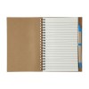 Carnet Stella - Carton recyclé - Ligné - Avec stylo bille