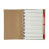 Carnet Stella - Carton recyclé - Ligné - Avec stylo bille