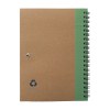 Carnet Stella - Carton recyclé - Ligné - Avec stylo bille