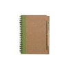 Carnet Stella - Carton recyclé - Ligné - Avec stylo bille