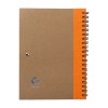 Carnet Stella - Carton recyclé - Ligné - Avec stylo bille
