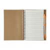 Carnet Stella - Carton recyclé - Ligné - Avec stylo bille
