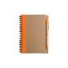 Carnet Stella - Carton recyclé - Ligné - Avec stylo bille