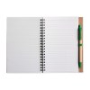Carnet Stella - Carton recyclé - Ligné - Avec stylo bille