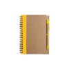 Carnet Stella - Carton recyclé - Ligné - Avec stylo bille