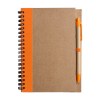 Carnet Stella - Carton recyclé - Ligné - Avec stylo bille