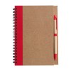 Carnet Stella - Carton recyclé - Ligné - Avec stylo bille