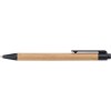 Carnet Niall - Aspect bambou - Avec notes adhésives et stylo bille