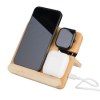 Chargeur sans fil Tribu - Bambou - 3-en-1