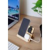 Chargeur sans fil Tribu - Bambou - 3-en-1