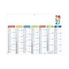 SCOLAIRE ARLEQUIN 2027 - MICRO 210 X 155 MM - LEGER - SANS TROU - MARQUAGE QUADRI R/V DIFFÉRENTS