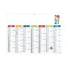 SCOLAIRE ARLEQUIN 2027 - MICRO 210 X 155 MM - LEGER - SANS TROU - MARQUAGE QUADRI R/V DIFFÉRENTS