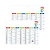 SCOLAIRE ARLEQUIN 2027 - MICRO 210 X 155 MM - LEGER - SANS TROU - MARQUAGE QUADRI R/V DIFFÉRENTS