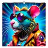 ZANIMOS POP'ART 2027 - SMALL 330 X 330 MM - MARQUAGE QUADRI - PAGE DE GARDE NON REPIQUEE