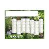 JARDINS 2027 - MICRO 210 X 155 MM - LEGER - SANS TROU - MARQUAGE QUADRI R/V DIFFÉRENTS