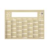 KRAFT 2027 - MICRO 210 X 155 MM - LEGER - SANS TROU - MARQUAGE QUADRI R/V DIFFÉRENTS