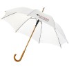 Parapluie 23" à ouverture automatique, poignée et mât en bois