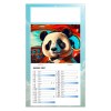PLAQUE 1 VUE TIPHAINE 2027 - EURO BLOC - BLOC AGRAFE - MARQUAGE QUADRI