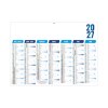 FLORENTIN 2027 - MICRO 210 X 155 MM - BLEU - LEGER - PAS DE TROU - MARQUAGE QUADRI R/V DIFFERENTS