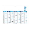 FLORENTIN 2027 - MICRO 210 X 155 MM - BLEU - LEGER - PAS DE TROU - MARQUAGE QUADRI R/V DIFFERENTS