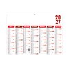 FLORENTIN 2027 - MICRO 210 X 155 MM - BLEU - LEGER - PAS DE TROU - MARQUAGE QUADRI R/V DIFFERENTS