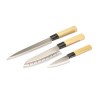 TAKI - Set 3 couteaux style japonais