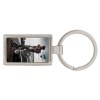 Porte-cles metal rectangle (+Doming jet d'encre DJ41)