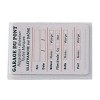 Porte carte adhesif (x12) (+Sérigraphie GOA1)